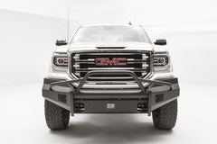 Fab Fours Elite Front Bumper, Pre-Runner Guard, 2-Stage Black Powder Coat GS16-R3962-1