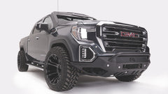 Fab Fours Vengeance Front Bumper, Pre-Runner Guard, Sensor Compatible, 2-Stage Black Powder Coat GS19-D6052-1
