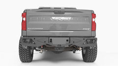 Fab Fours Vengeance Rear Bumper, Sensor Compatible, 2-Stage Black Powder Coat GS23-E5852-1