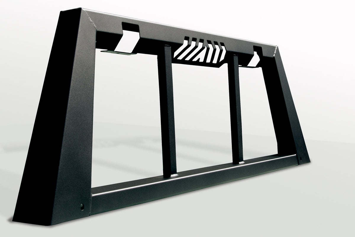 Fab Fours Headache Rack, 2-Stage Black Powder Coat HR2010-1