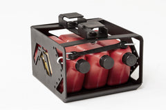 Fab Fours Under Seat Fluid Container, 2-Stage Black Powder Coat JK07-1090-1