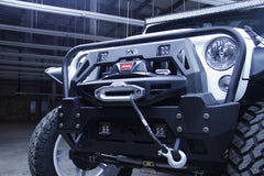 Fab Fours FMJ Winch Modifier, 2-Stage Black Powder Coat JK07-B1859-1