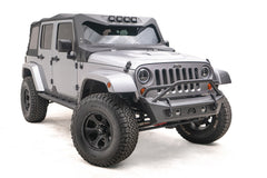 Fab Fours Stubby Bumper, Pre-Runner Guard, Matte Black Powder Coat JK07-B1952-1