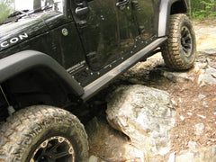 Fab Fours Rock Slider, 2-Stage Black Powder Coat JK07-G1250-1