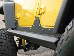Fab Fours Rock Slider, 2-Stage Black Powder Coat JK07-G1250-1