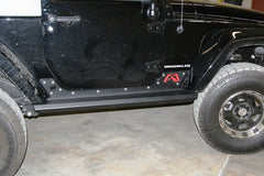 Fab Fours Rock Slider, 2-Stage Black Powder Coat JK07-G1350-1