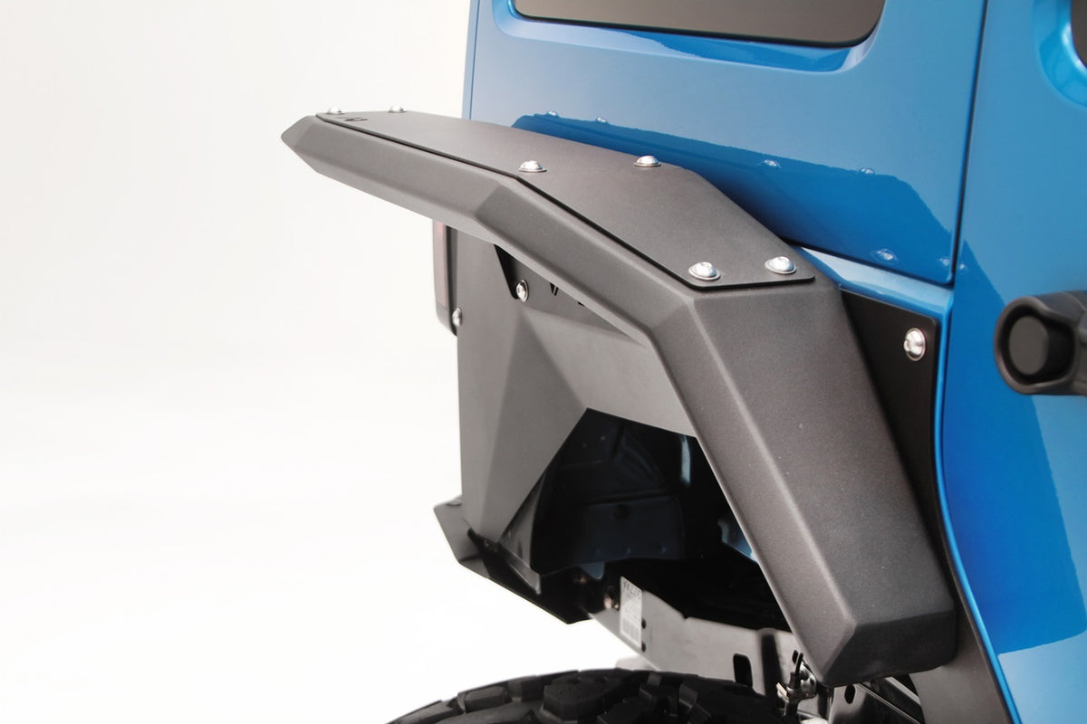 Fab Fours Fender Flare, 2-Stage Black Powder Coat JK1007-1