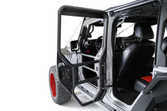 Fab Fours Full Tube Doors, Black Powder Coat JK1031-1