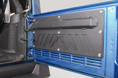 Fab Fours Door Plate, Matte Black Powder Coat JK2000-1