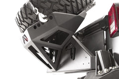 Fab Fours Spare Tire Carrier, 2-Stage Black Powder Coat JK2070-1