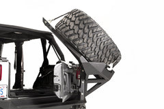 Fab Fours Spare Tire Carrier, 2-Stage Black Powder Coat JK2070-1