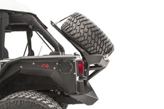 Fab Fours Spare Tire Carrier, 2-Stage Black Powder Coat JK2070-1