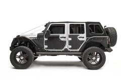 Fab Fours Door Skin, Matte Black Powder Coat JK3002-1