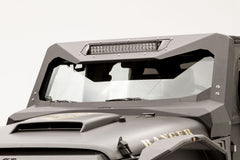 Fab Fours Light Bar Insert Mount, Black Powder Coat JK3022-1
