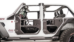 Fab Fours Half Tube Doors, Bare Steel JL1032-B