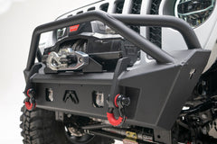 Fab Fours Stubby Bumper, Pre-Runner Guard, Matte Black Powder Coat JL18-B4752-1