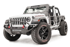 Fab Fours Vengeance Front Bumper, Matte Black Powder Coat JL18-D4652-1