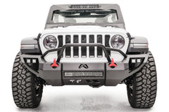 Fab Fours Vengeance Front Bumper, Bare Steel JL18-D4652-B