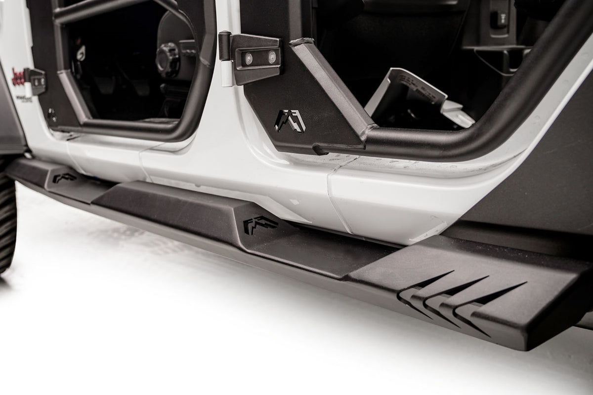Fab Fours Light Rock Slider, Matte Black Powder Coat JL18-G1550-1