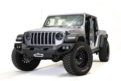 Fab Fours Matrix Front Bumper, No Guard, Bare Steel JL18-X4651-B