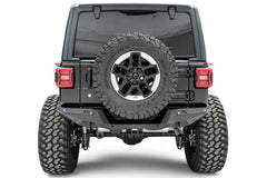 Fab Fours Heavy Duty Rear Bumper, Bare Steel JL18-Y1851-B