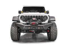 Fab Fours Lifestyle Winch Bumper, No Guard, Carbon Black Powder Coat JL24-B5051-1