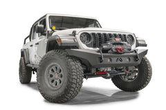Fab Fours Lifestyle Winch Bumper, No Guard, Bare Steel JL24-B5051-B