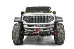 Fab Fours Ghost Stubby Bumper, No Guard, Bare Steel JL24-B5151-B