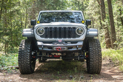 Fab Fours Ghost Stubby Bumper, No Guard, Bare Steel JL24-B5151-B