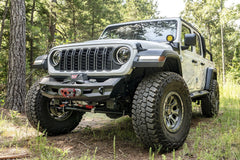 Fab Fours Ghost Stubby Bumper, No Guard, Bare Steel JL24-B5151-B