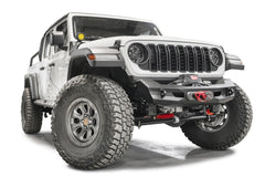 Fab Fours Ghost Stubby Bumper, No Guard, Bare Steel JL24-B5151-B