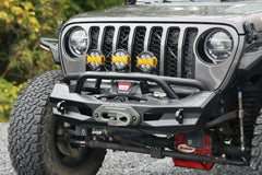 Fab Fours Ghost Stubby Bumper, Pre-Runner Guard, Carbon Black Powder Coat JL24-B5152-1