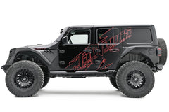 Fab Fours Fender, Matte Black Powder Coat JL4600-1