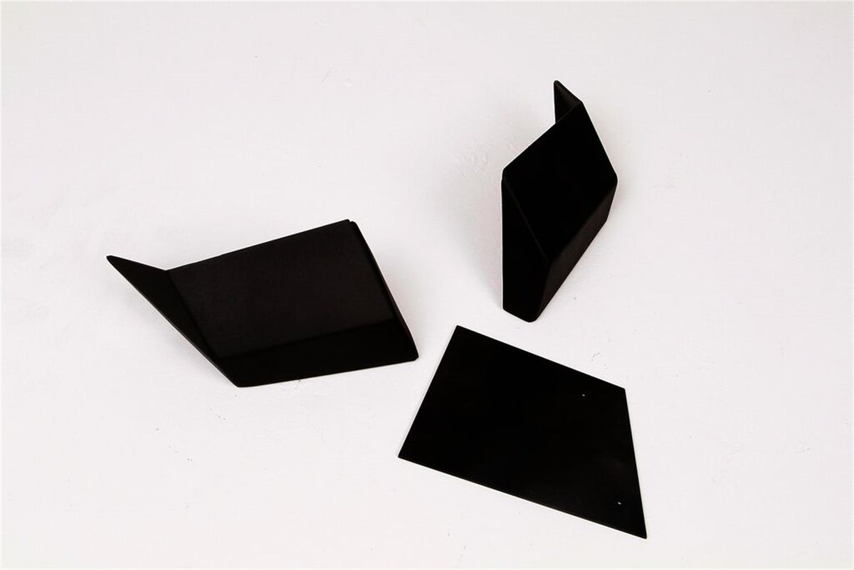 Fab Fours Bumper Extension Cap, 2-Stage Black Powder Coat M1950-1