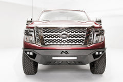 Fab Fours Vengeance Front Bumper, No Guard, Sensor Compatible, 2-Stage Black Powder Coat NT16-D3751-1