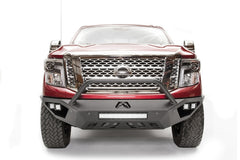 Fab Fours Vengeance Front Bumper, Pre-Runner Guard, Sensor Compatible, 2-Stage Black Powder Coat NT16-D3752-1