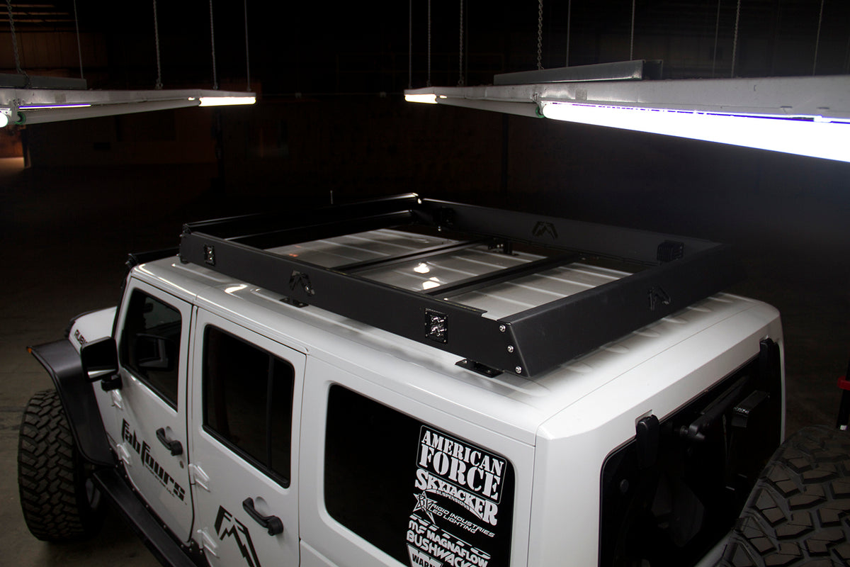 Fab Fours Roof Rack, Black Powder Coat RR72-1