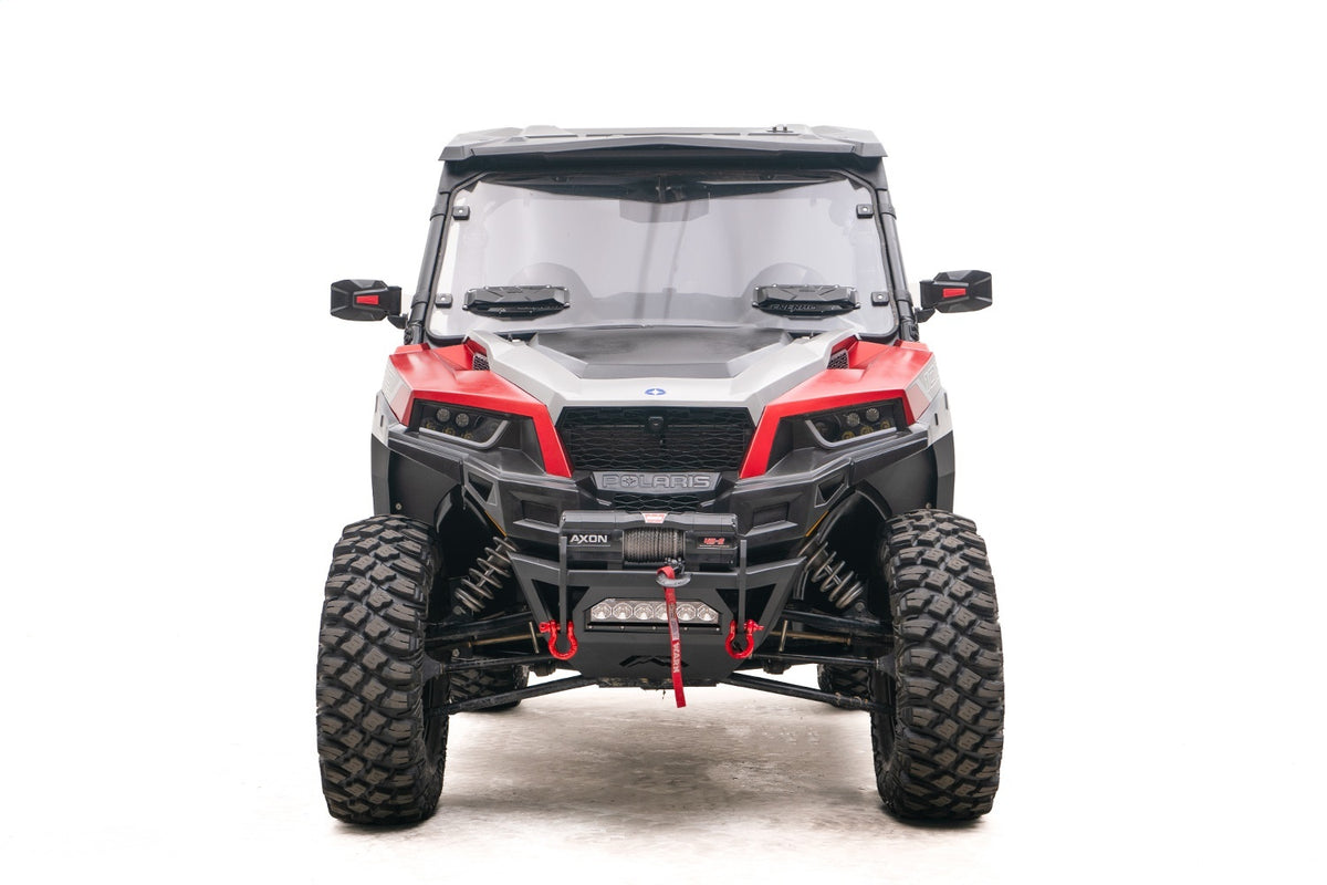 Fab Fours SXS Winch Bumper, Matte Black Powder Coat SXFB-1250-1