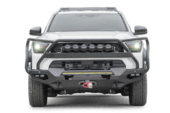 Fab Fours Matrix Front Bumper, Full Grill Guard, Matte Black Powder Coat T425-X6850-1