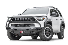 Fab Fours Matrix Front Bumper, Full Grill Guard, Bare Steel T425-X6850-B