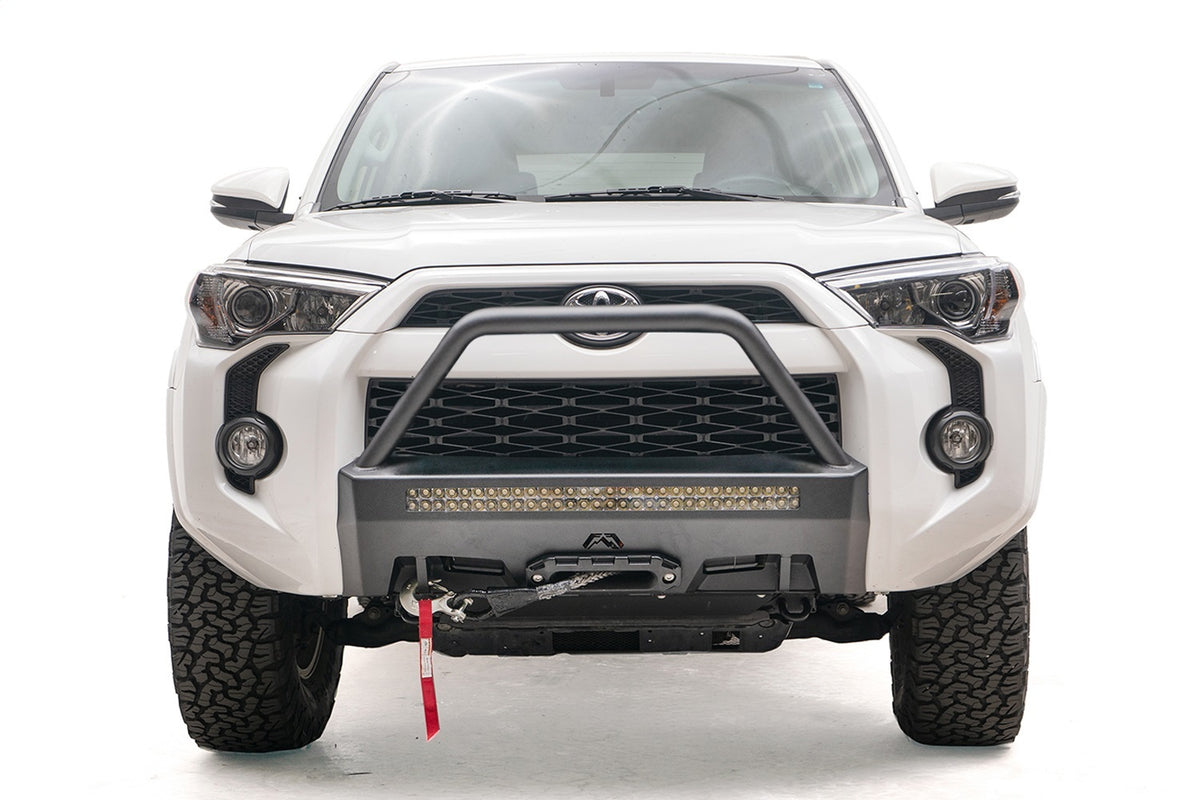 Fab Fours Winch Mount, High Pre-Runner Guard, Bare Steel T4R-N4553-B