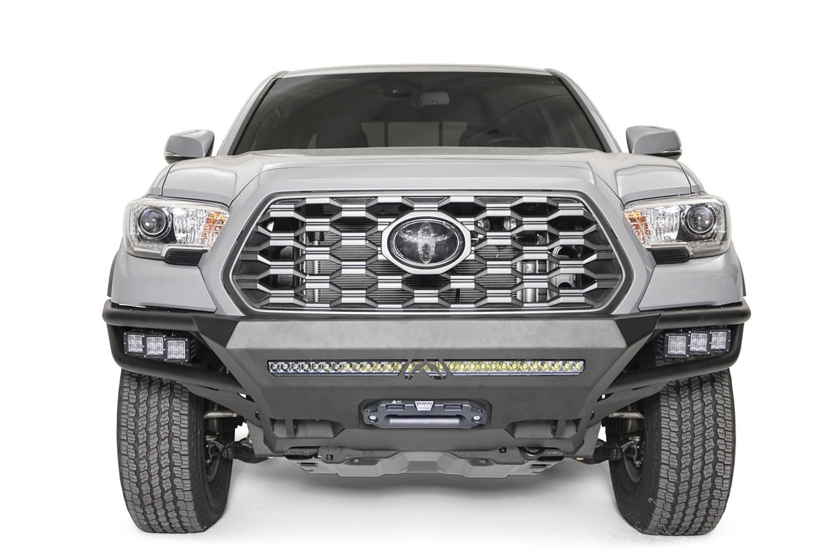 Fab Fours Vengeance Winch Front Bumper, No Guard, Matte Black Powder Coat TB16-01-1