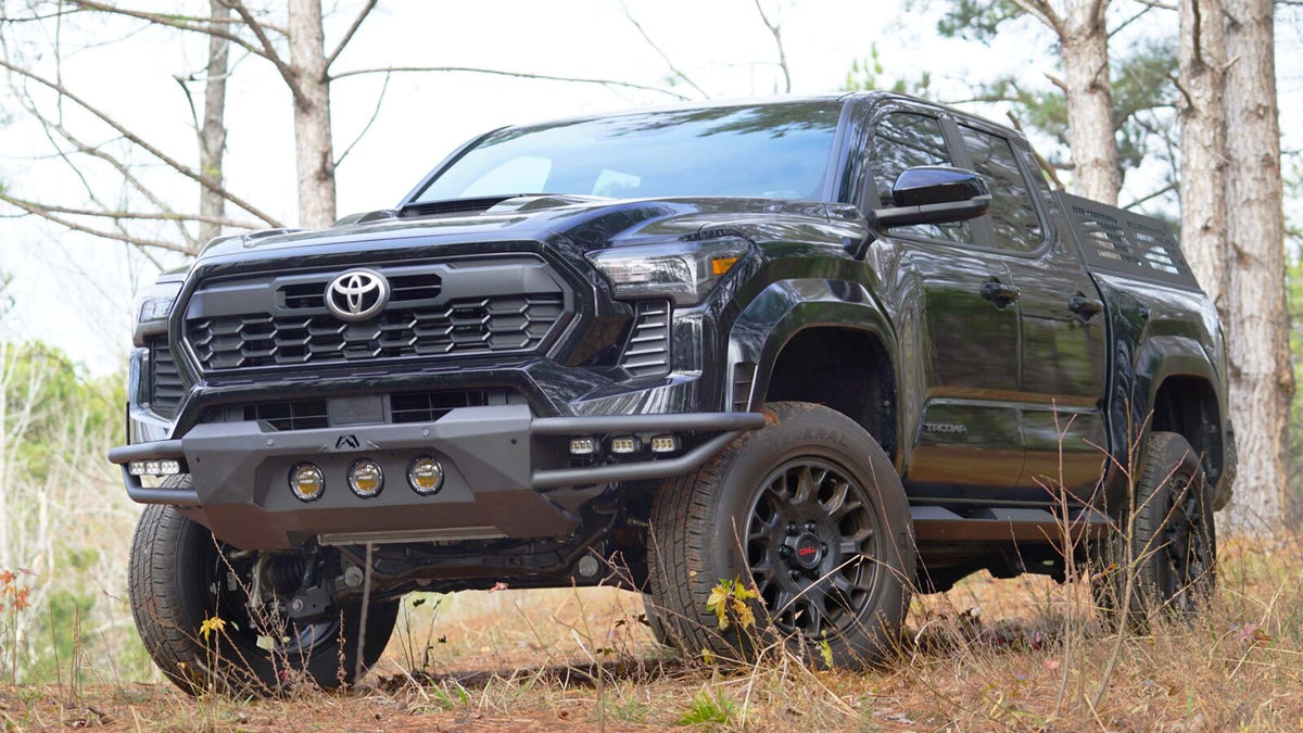 Fab Fours Hybrid Front Bumper, No Guard, Matte Black Powder Coat TB24-03-1