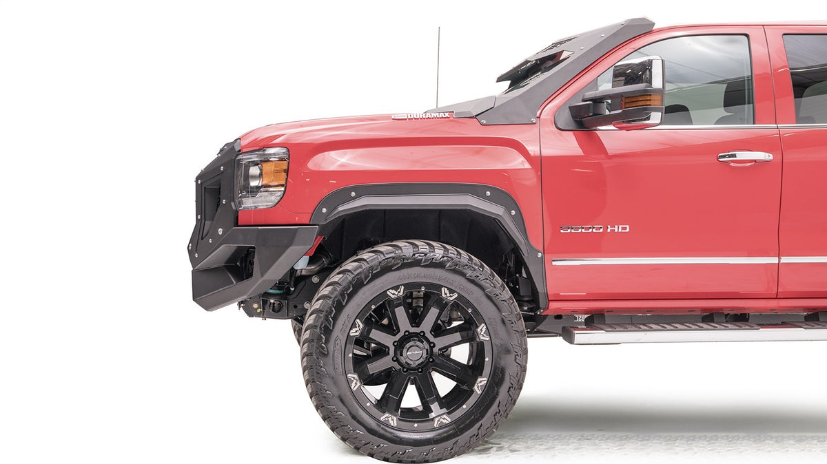 Fab Fours Open Fender Flare, 2-Stage Black Powder Coat TF3110-1
