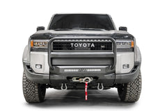 Fab Fours Hidden Winch Mount, Pre-Runner Guard, Bare Steel TL24-N6752-B