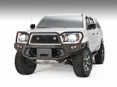Fab Fours Premium Heavy Duty Winch Front Bumper, Full Grill Guard, 2-Stage Black Powder Coat TT05-B1550-1