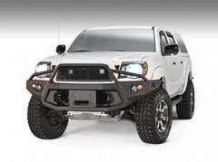 Fab Fours Premium Heavy Duty Winch Front Bumper, Pre-Runner Guard, 2-Stage Black Powder Coat TT05-B1552-1
