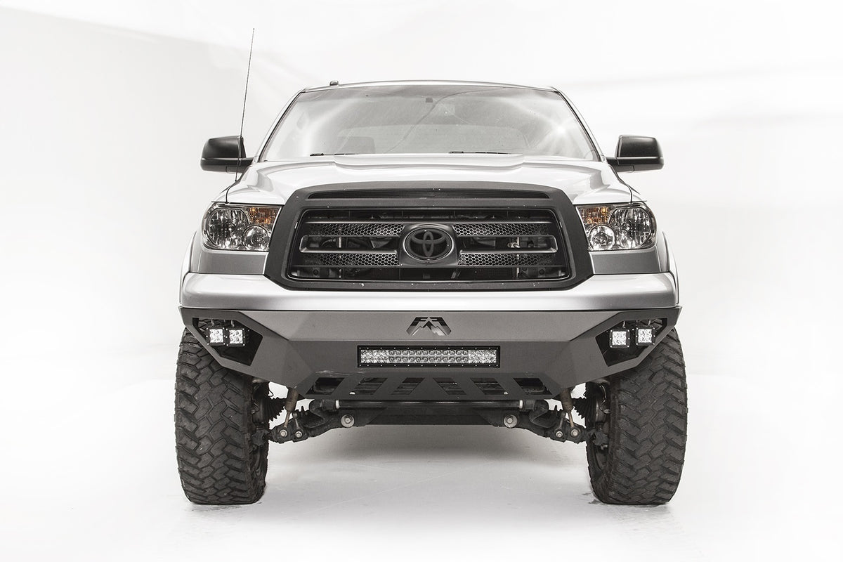 Fab Fours Vengeance Front Bumper, No Guard, 2-Stage Black Powder Coat TT07-D4451-1