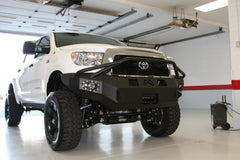Fab Fours Premium Heavy Duty Winch Front Bumper, Pre-Runner Guard, 2-Stage Black Powder Coat TT07-H1852-1