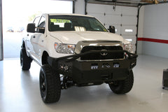 Fab Fours Premium Heavy Duty Winch Front Bumper, Pre-Runner Guard, 2-Stage Black Powder Coat TT07-H1852-1